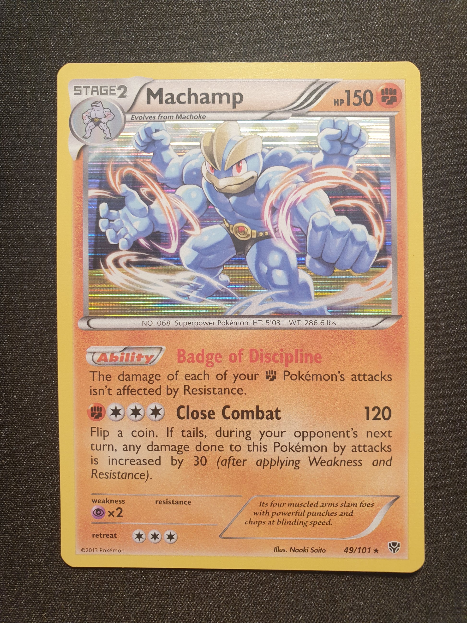 Machamp 49/101 (Mint Condition) - Noble Victories - TCG Trainers