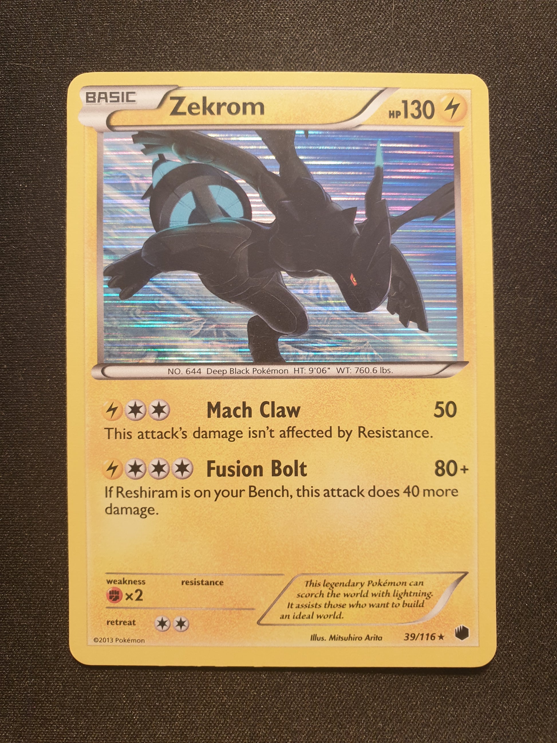 Zekrom 39/116 (Mint Condition) - Plasma Freeze - TCG Trainers