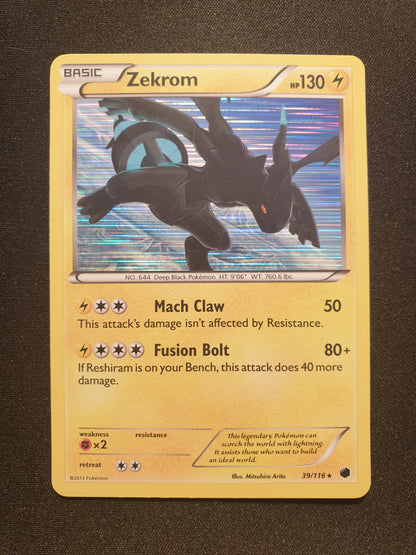 Zekrom 39/116 (Mint Condition) - Plasma Freeze - TCG Trainers