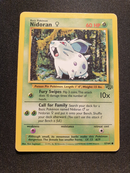 Nidoran 57/64 (Excellent) - Jungle Set - TCG Trainers