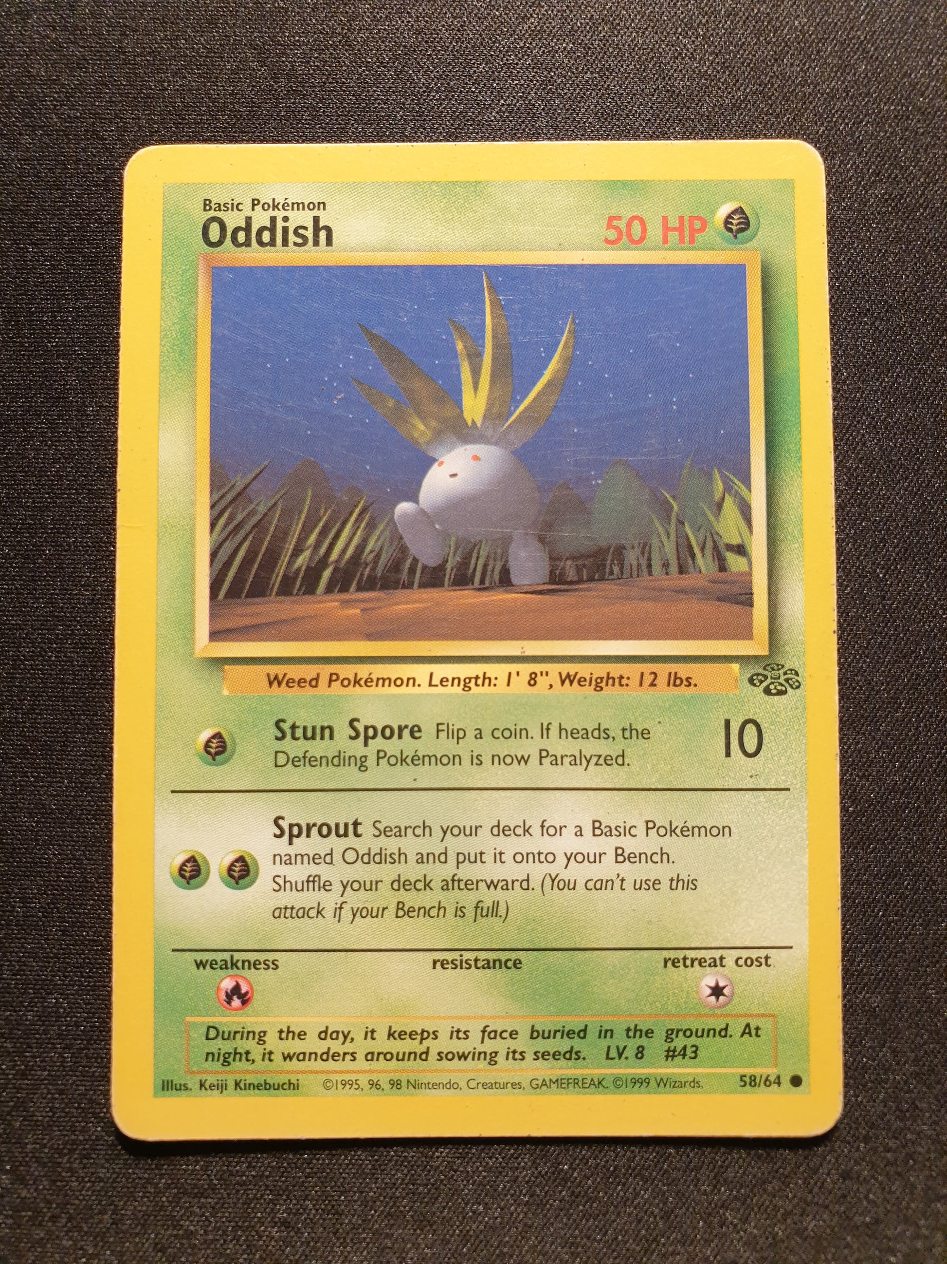 Oddish 58/64 (Excellent) - Jungle Set - TCG Trainers