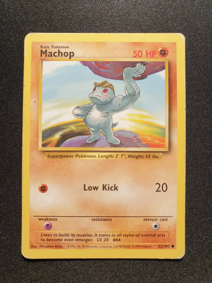 Machop 52/102 (Very Good) - Pokemon Base Set - TCG Trainers