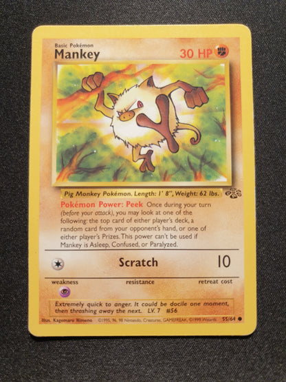 Mankey 55/64 (NM Condition) - Jungle Set - TCG Trainers