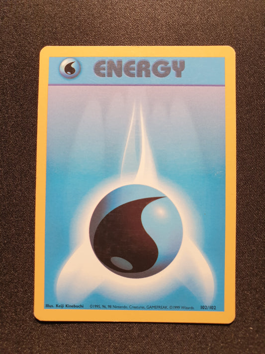 Water Energy 102/102 (Excellent) - Pokemon Base Set - TCG Trainers