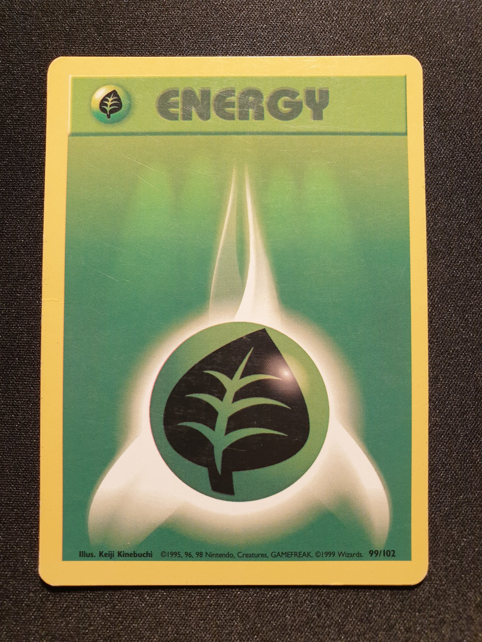 Grass Energy 99/102 (Excellent) - Pokemon Base Set - TCG Trainers