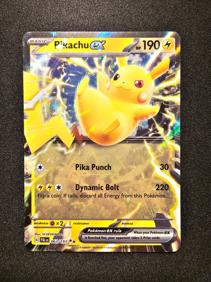 Pikachu EX 063/193 (Mint Condition) - Paldea Evolved - TCG Trainers