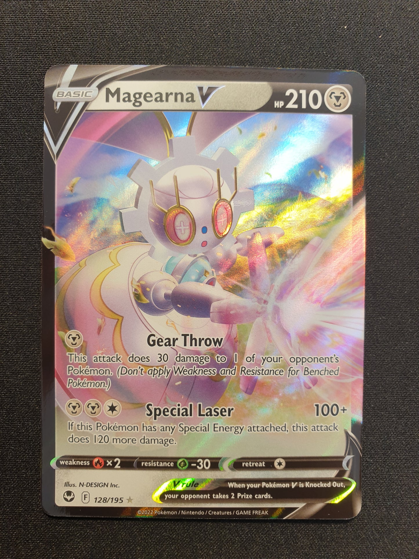 Magearna V 128/195 (Mint Condition) - Silver Tempest - TCG Trainers