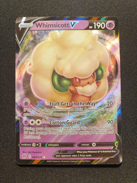 Whimsicott V 064/172 (Mint Condition) - Brilliant Stars - TCG Trainers