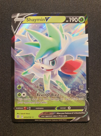 Shaymin V 013/172 (Mint Condition) - Brilliant Stars - TCG Trainers