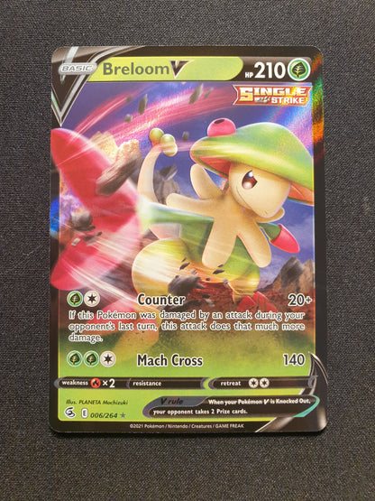 Breloom V 006/264 (Mint Condition) - Fusion Strike - TCG Trainers