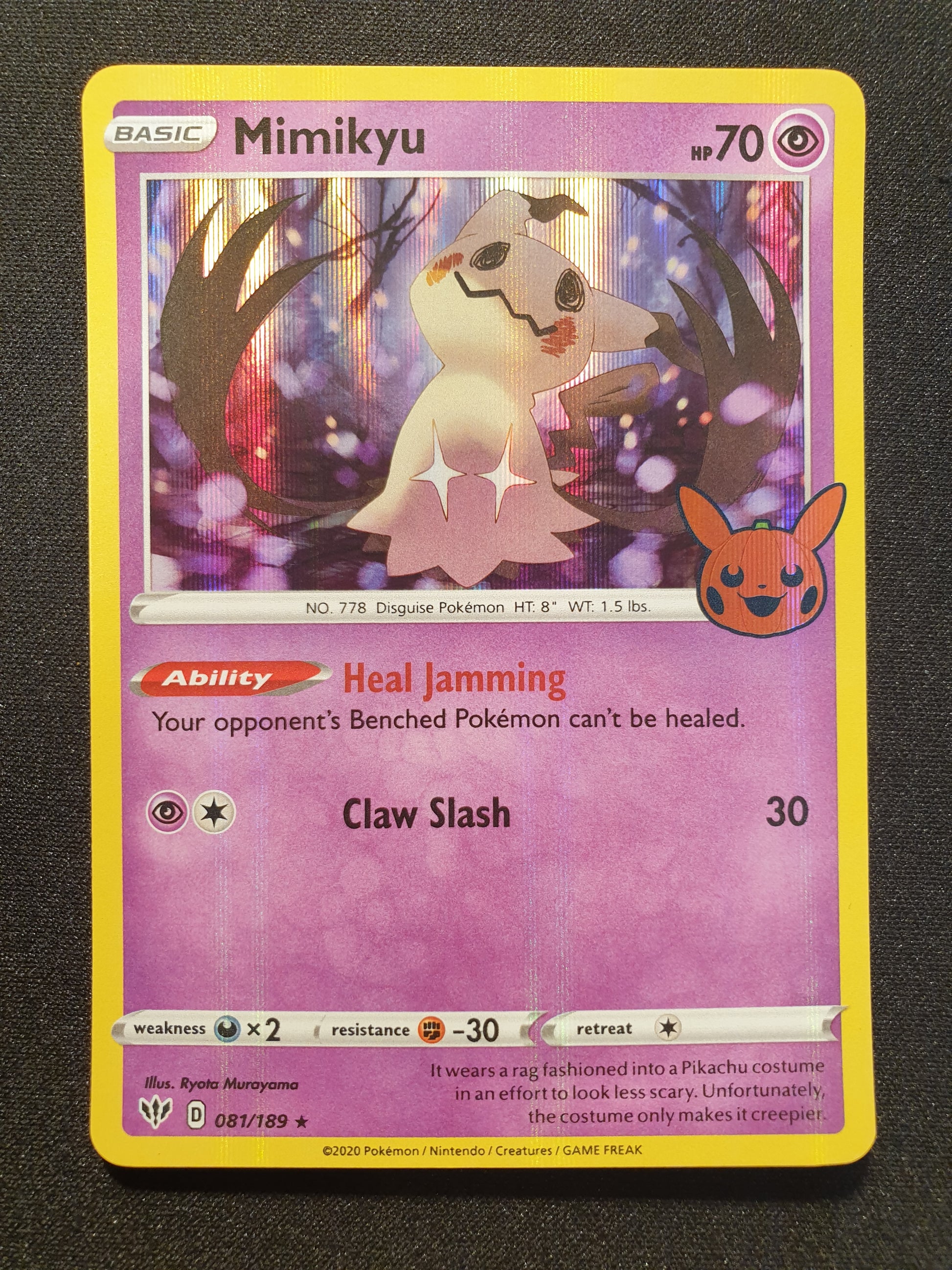 Holo Mimikyu 081/189 Trick or Trade Halloween (Mint Condition) - TCG Trainers