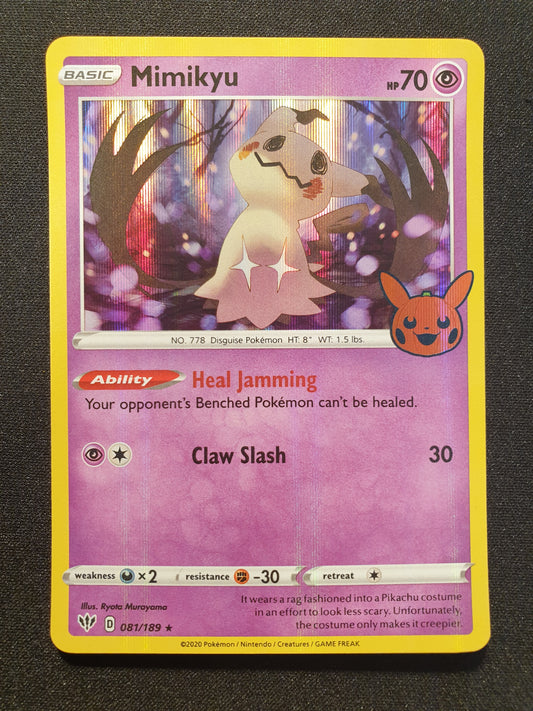 Holo Mimikyu 081/189 Trick or Trade Halloween (Mint Condition) - TCG Trainers