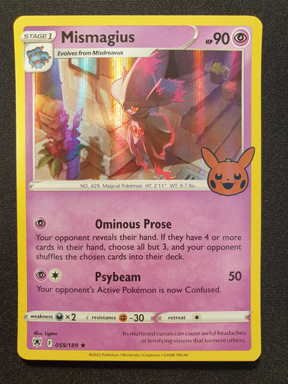 Holo Mismagius 059/189 Trick or Trade Halloween (Mint Condition) - TCG Trainers