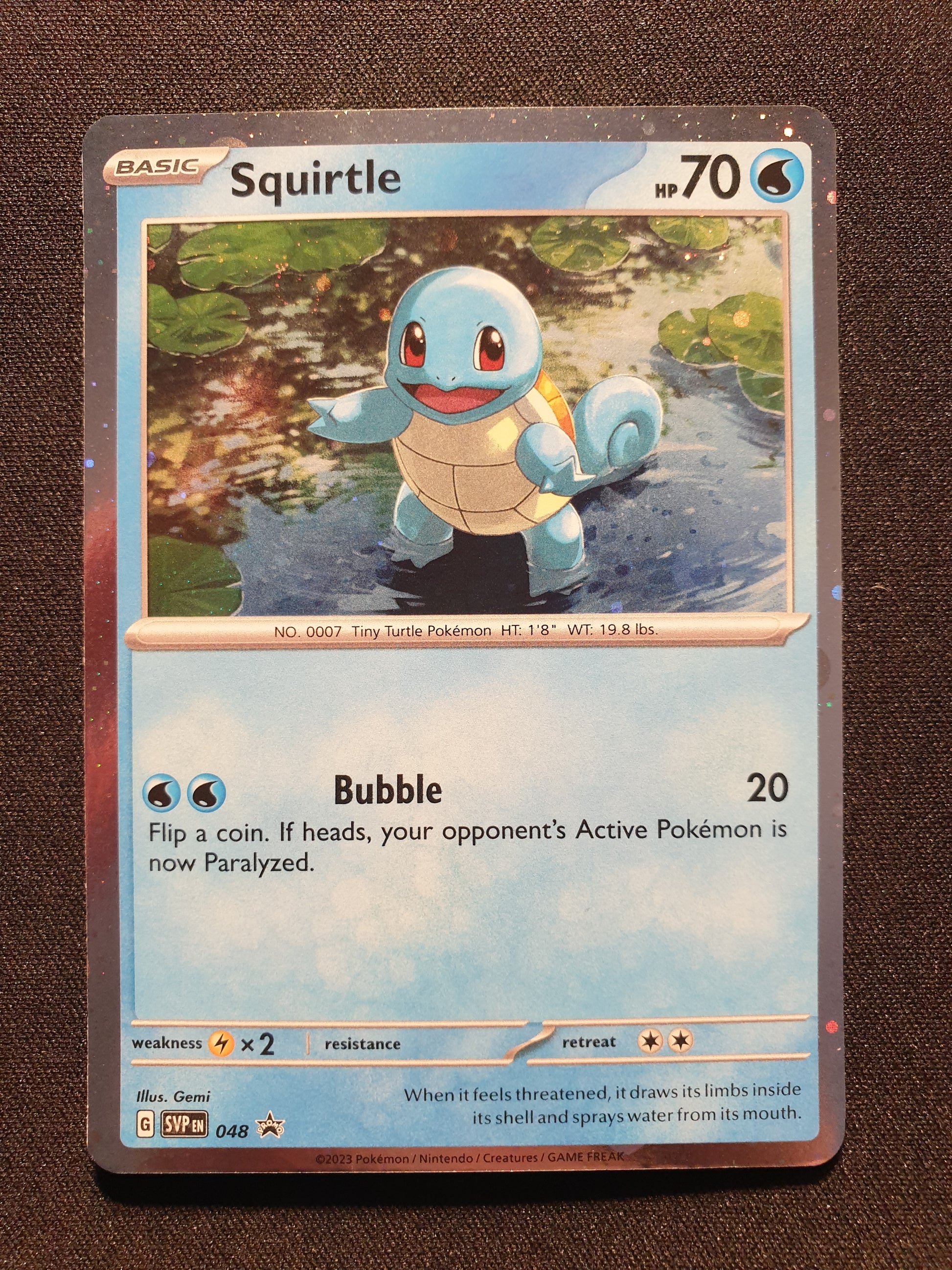 Squirtle SVP048 (Mint Condition) - Promo Card - TCG Trainers