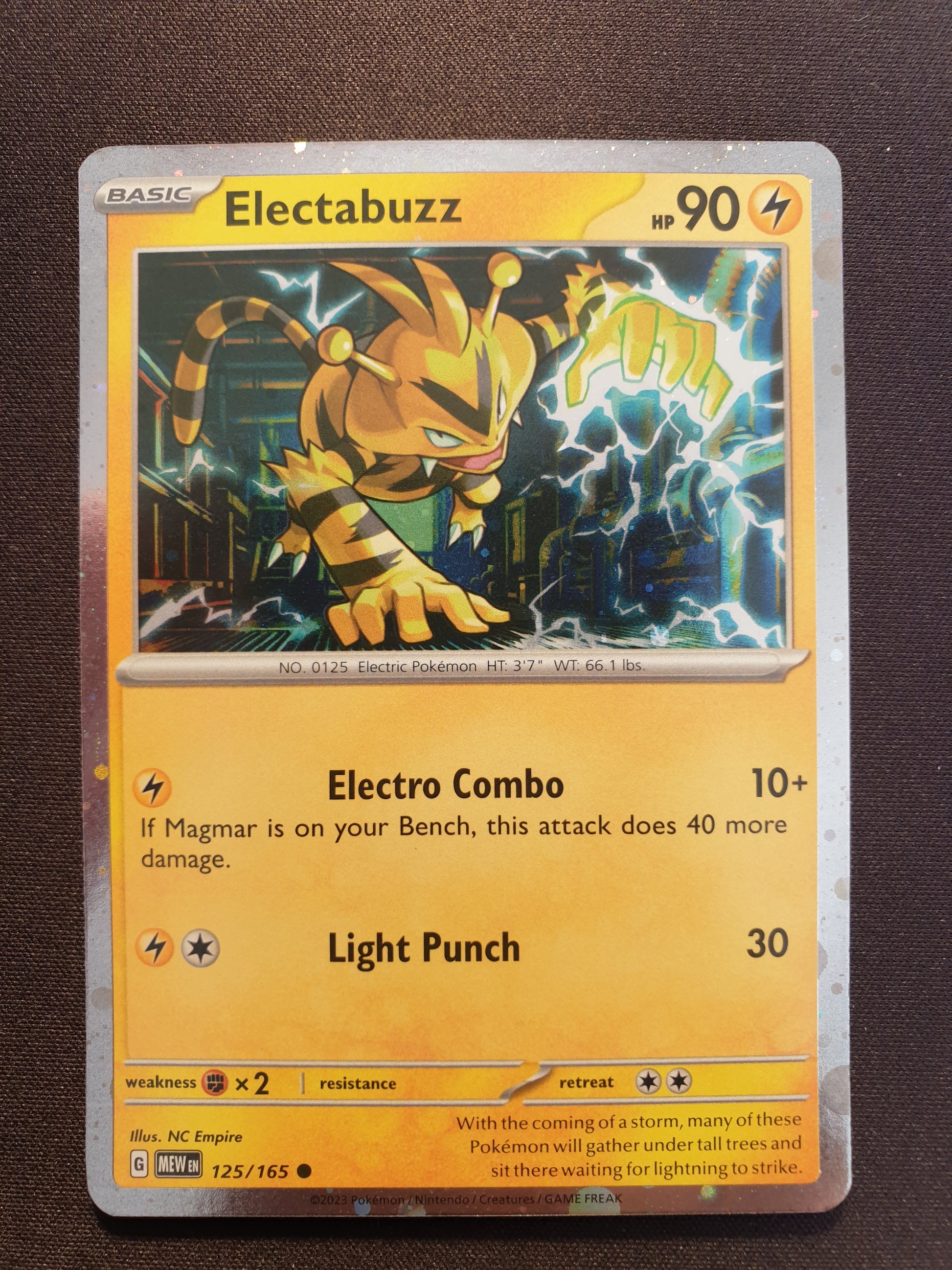 Electabuzz 125/165 (Mint Condition) - Promo Card - TCG Trainers