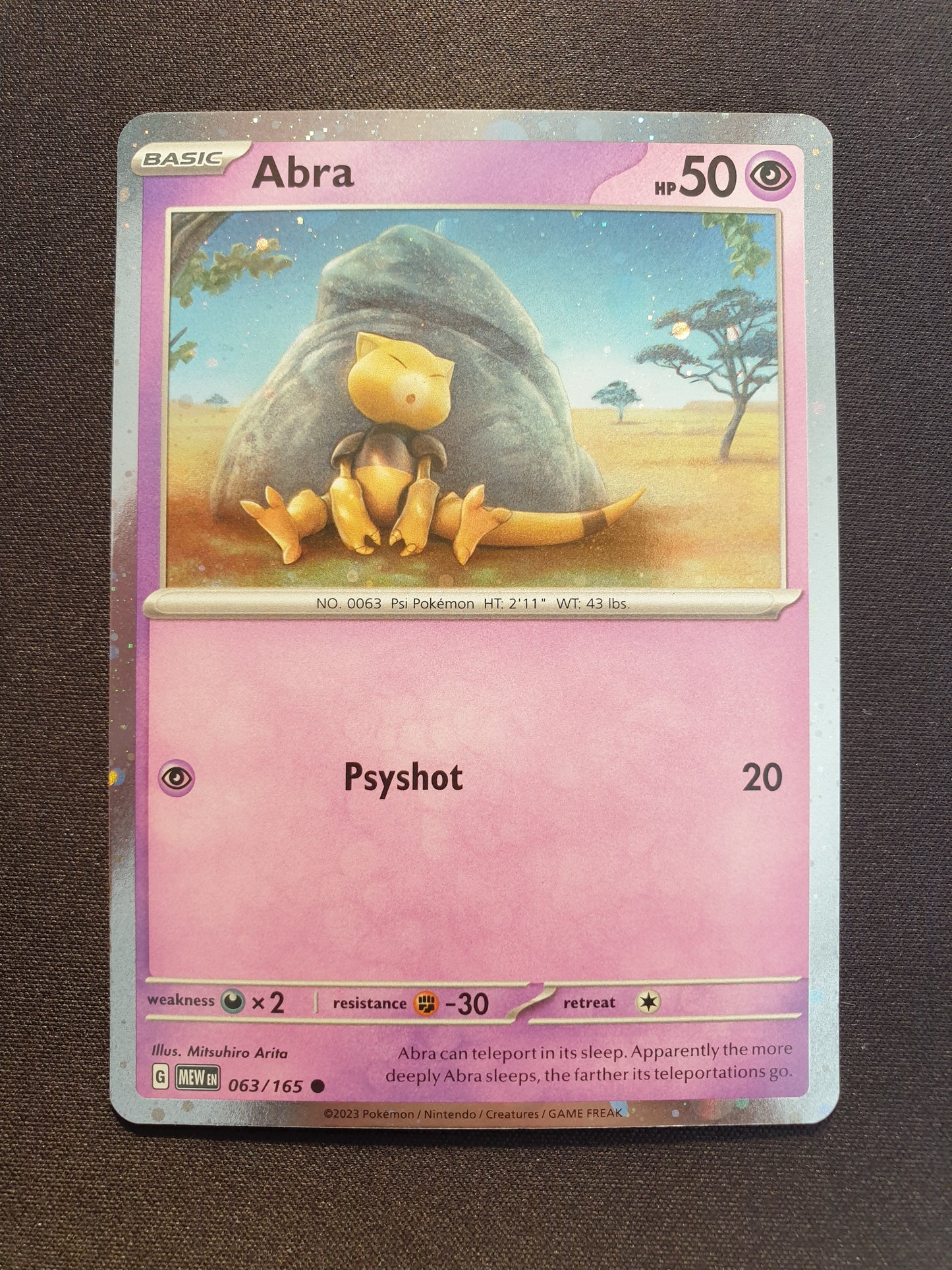 Abra 063/165 (Mint Condition) - Promo Card - TCG Trainers