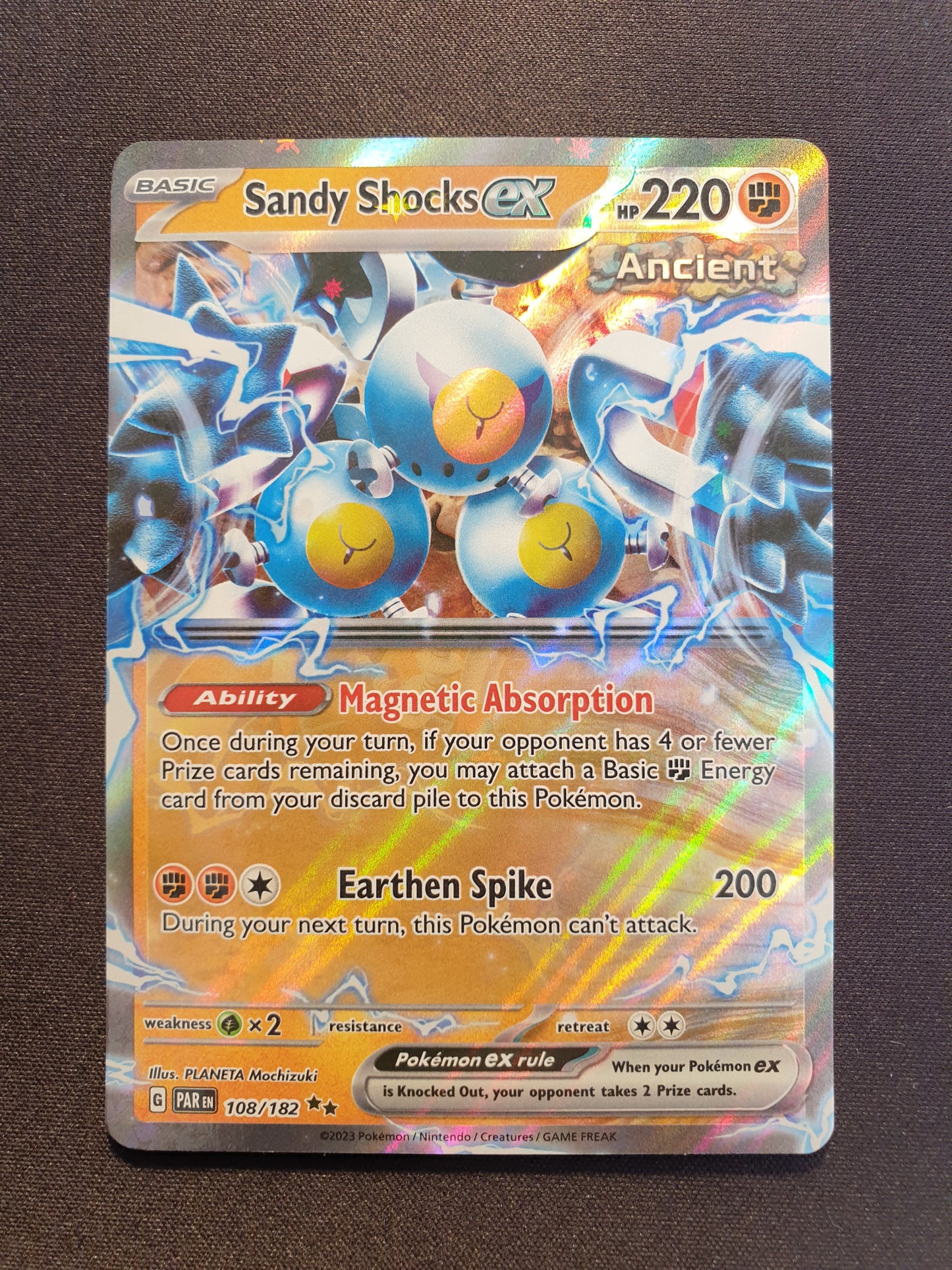 Sandy Shocks EX 108/182 (Mint Condition) - Paradox Rift - TCG Trainers