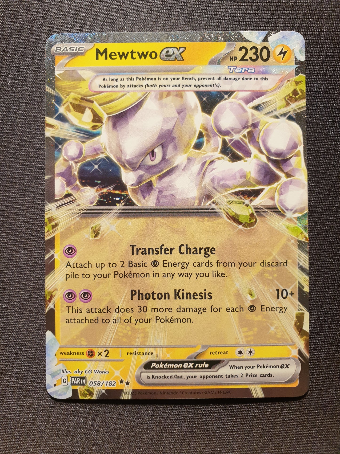 Mewtwo 058/182 (Mint Condition) - Paradox Rift - TCG Trainers