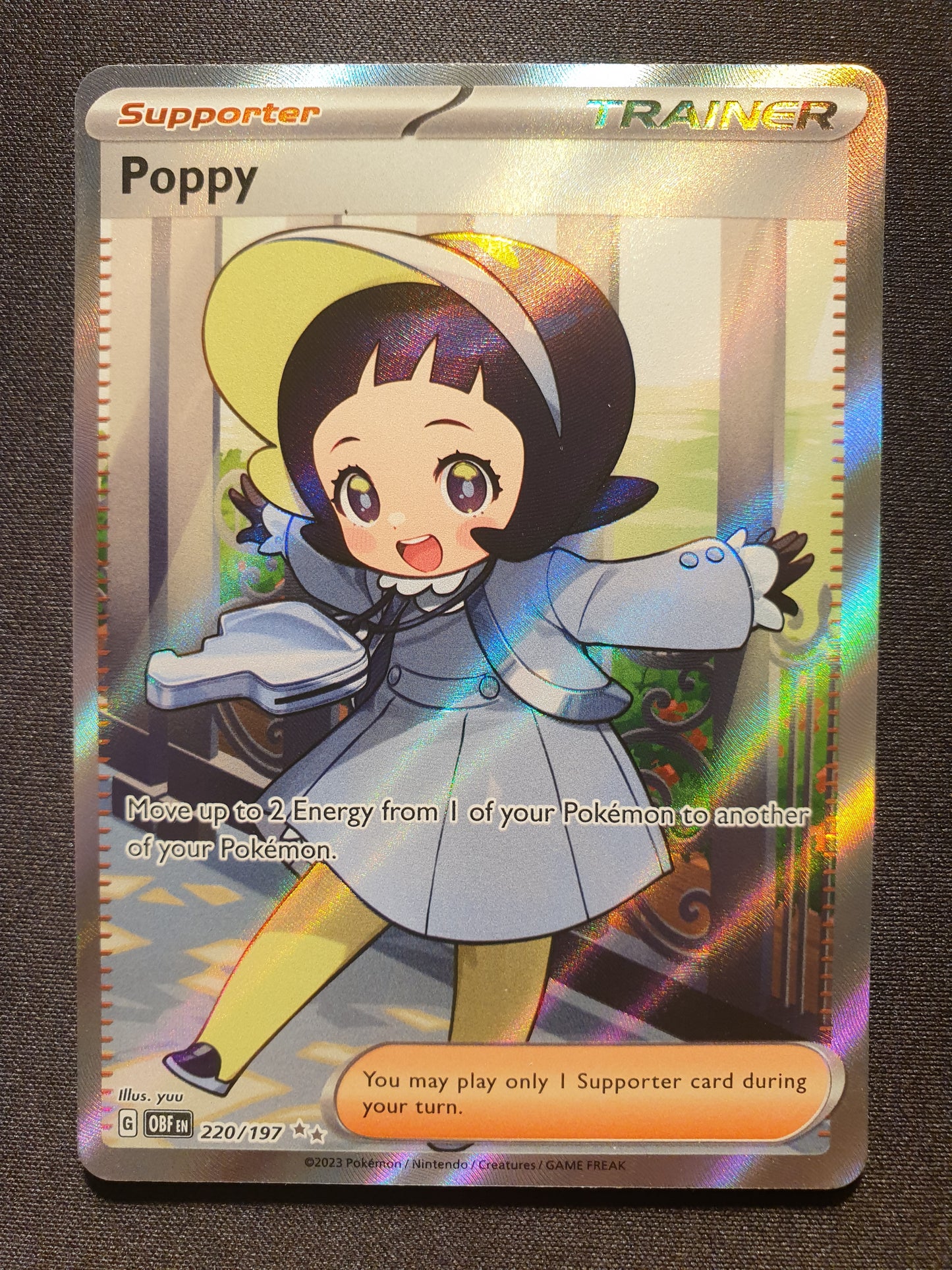 Poppy 220/197 (Mint Condition) - Obsidian Flames - TCG Trainers