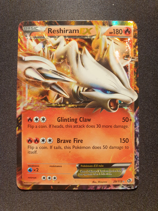 Reshiram EX 29/113 (Excellent) - Legendary Treasures - TCG Trainers