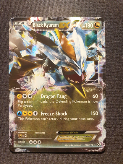 Black Kyurem EX 100/113 (Excellent) - Legendary Treasures - TCG Trainers