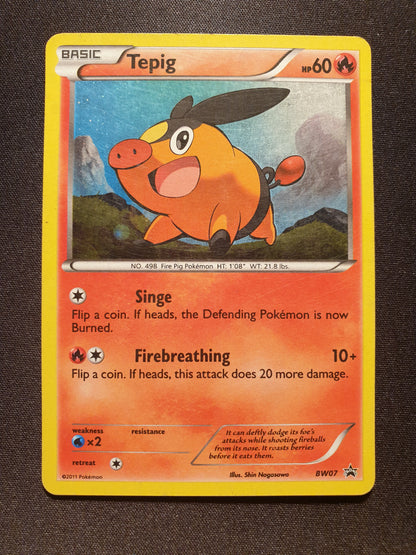 Tepig BW07 (Excellent) - Promo Card - TCG Trainers