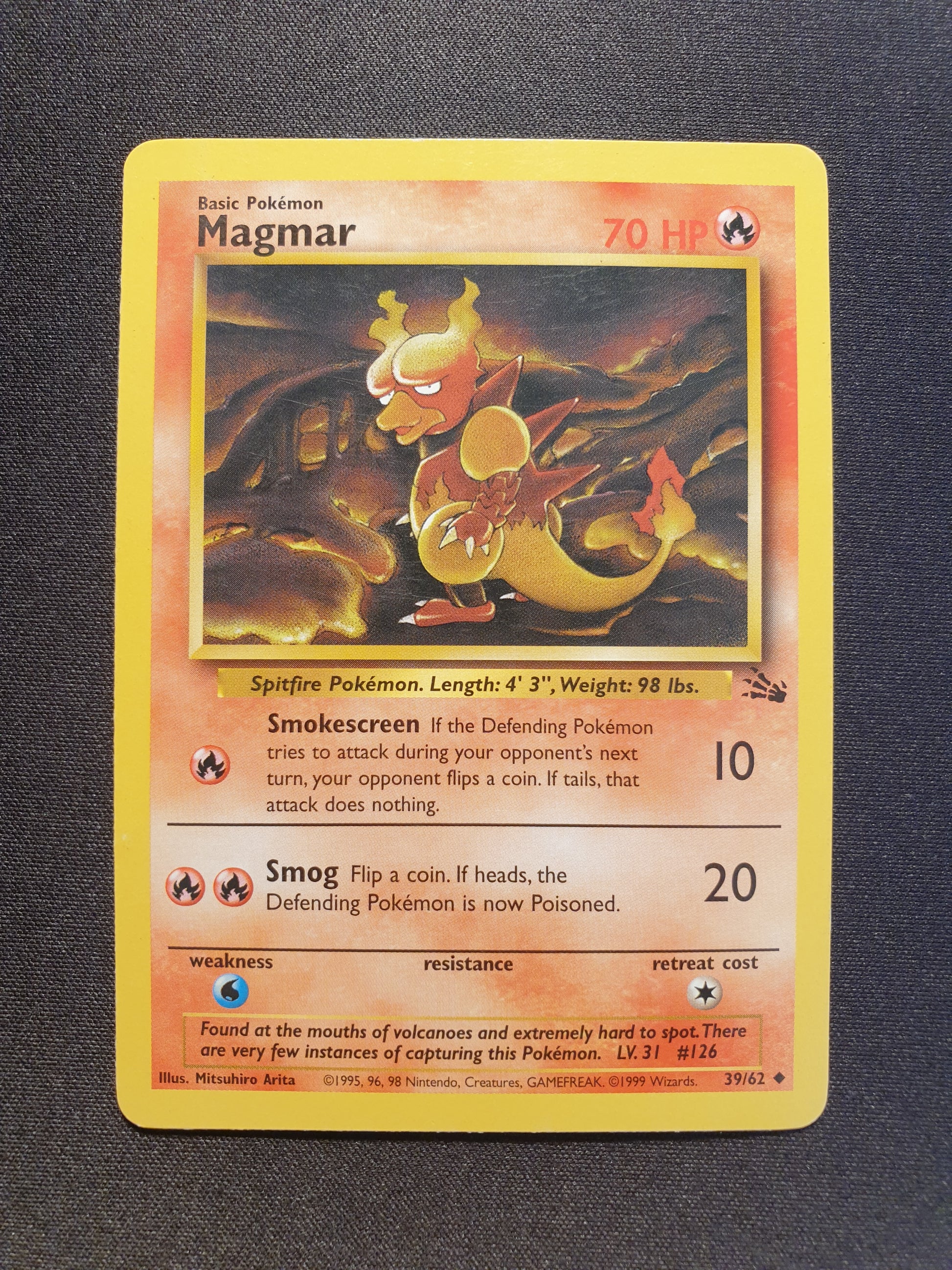 Magmar 39/62 (Very Good) - Fossil Set - TCG Trainers