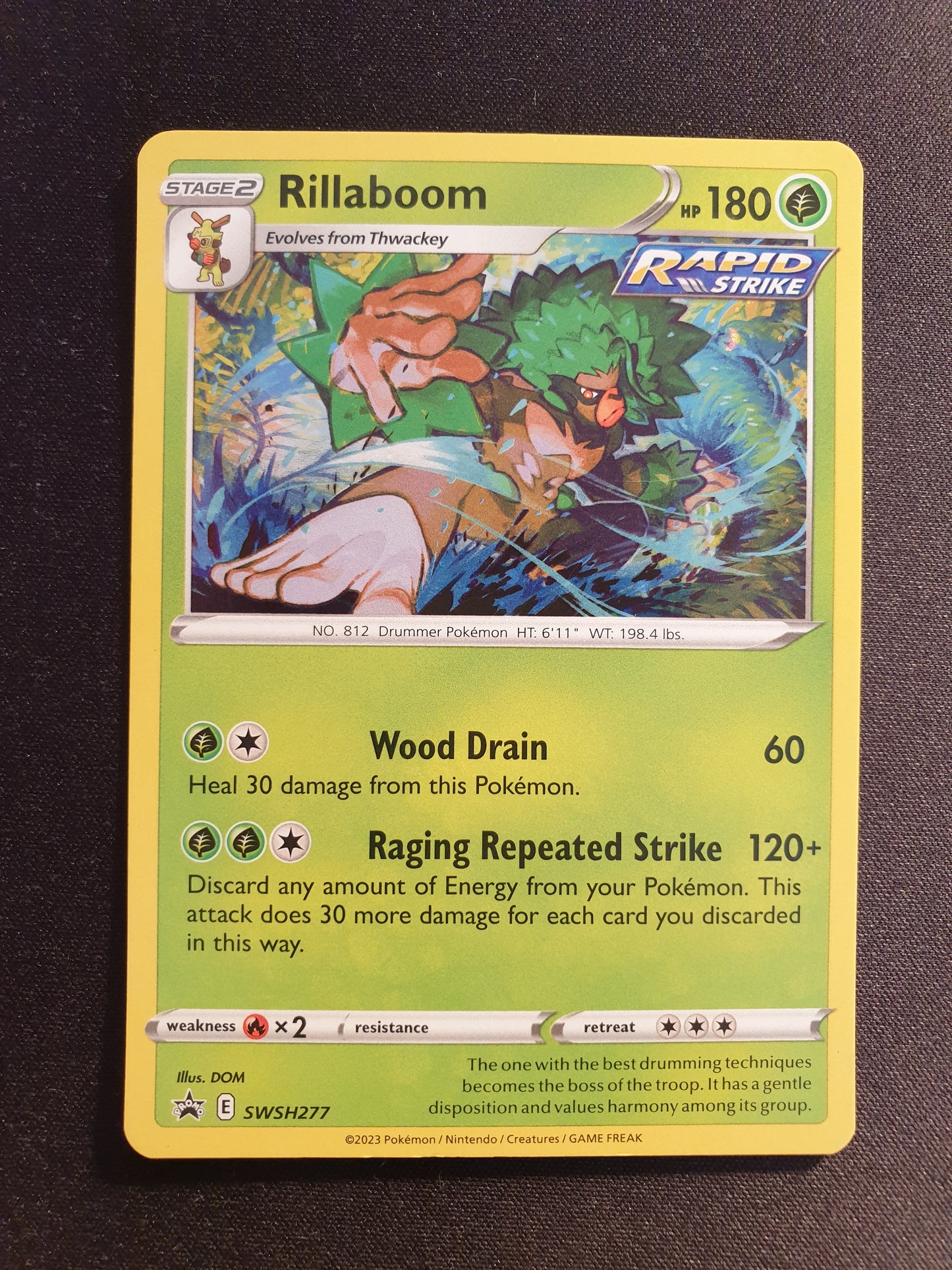 Rillaboom SWSH277 (Mint Condition) - Promo Card - TCG Trainers