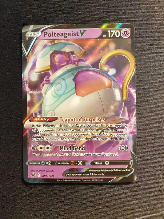 Polteageist V SWSH021 (Near Mint Condition) - Promo Card - TCG Trainers