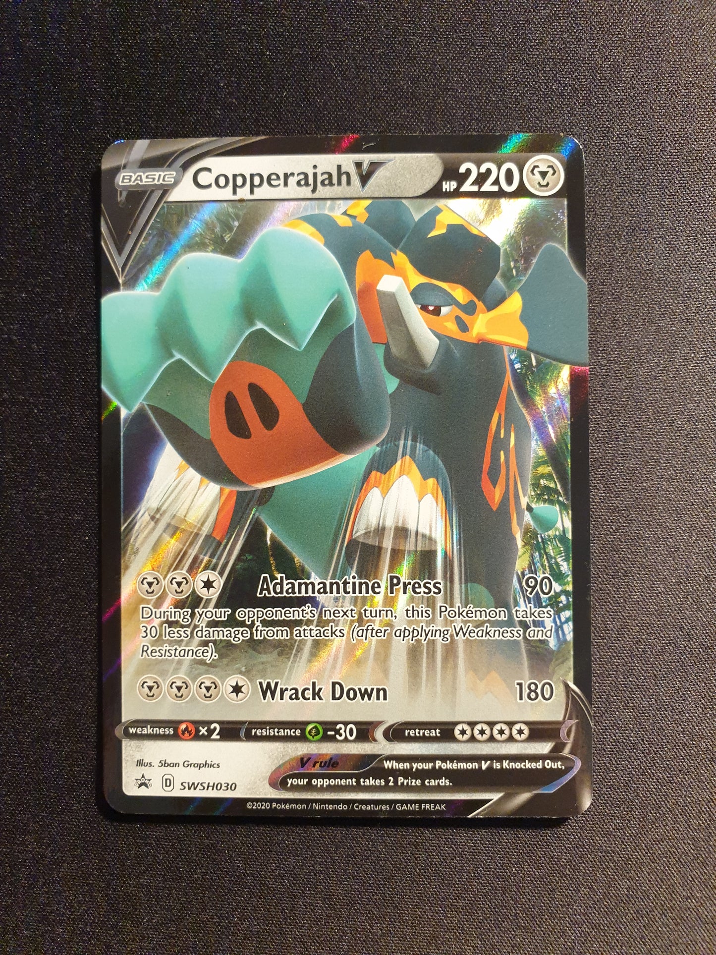 Copperajah V SWSH030 (Mint Condition) - Promo Card - TCG Trainers