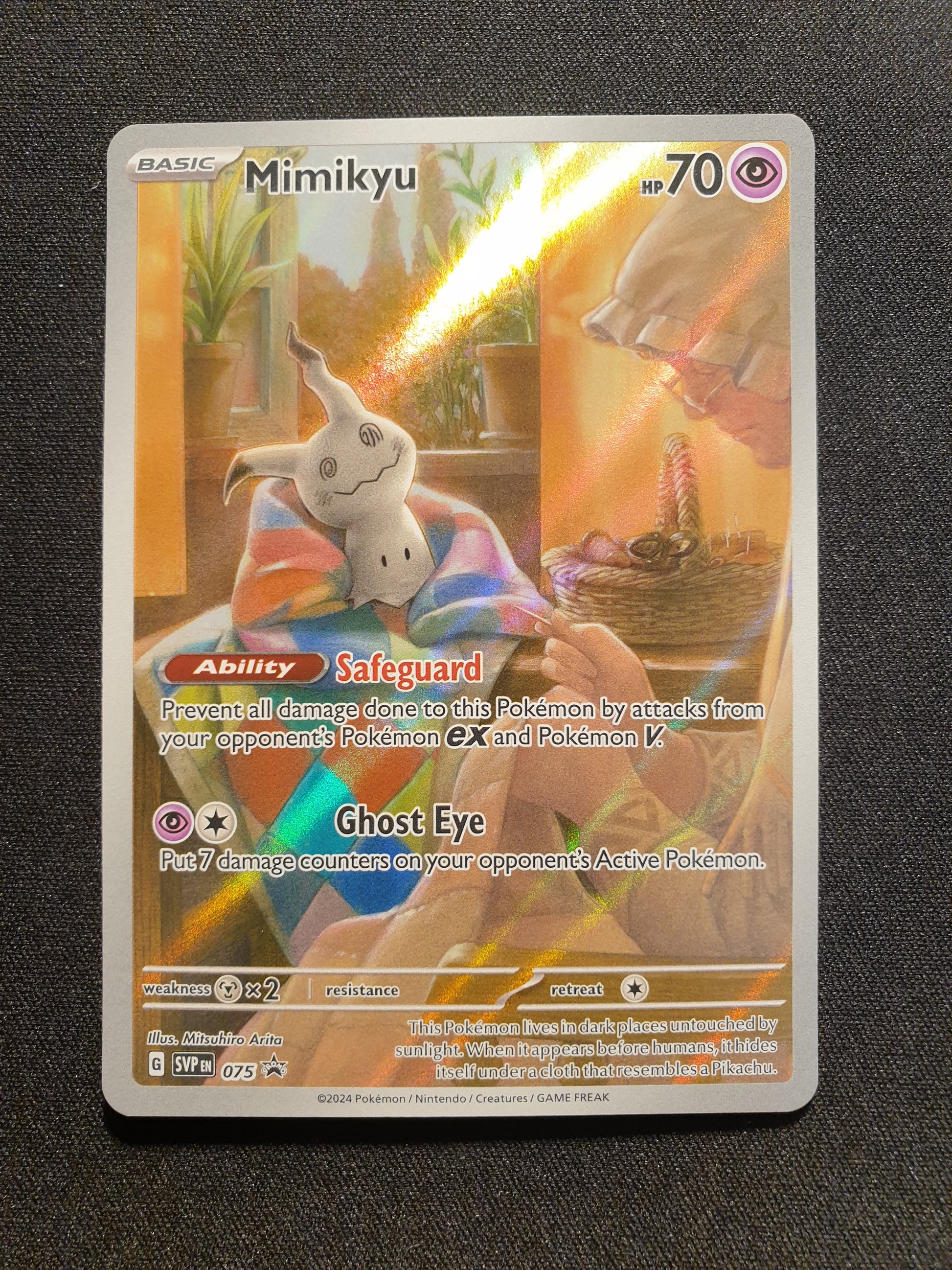 Mimikyu SVP075 (Mint Condition) - Paldean Fates