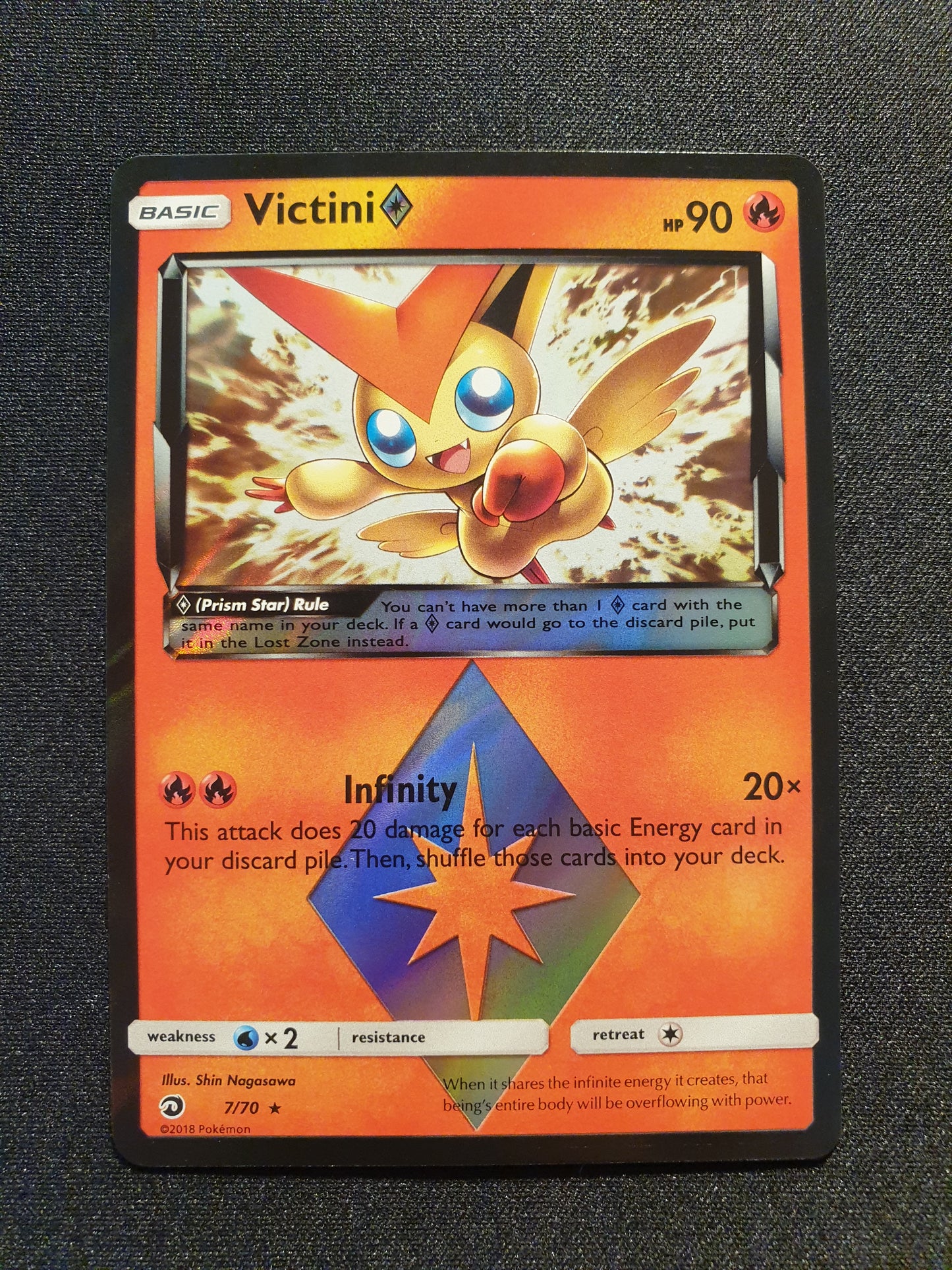 Victini 7/70 (Mint Condition) - Dragons Majesty - TCG Trainers