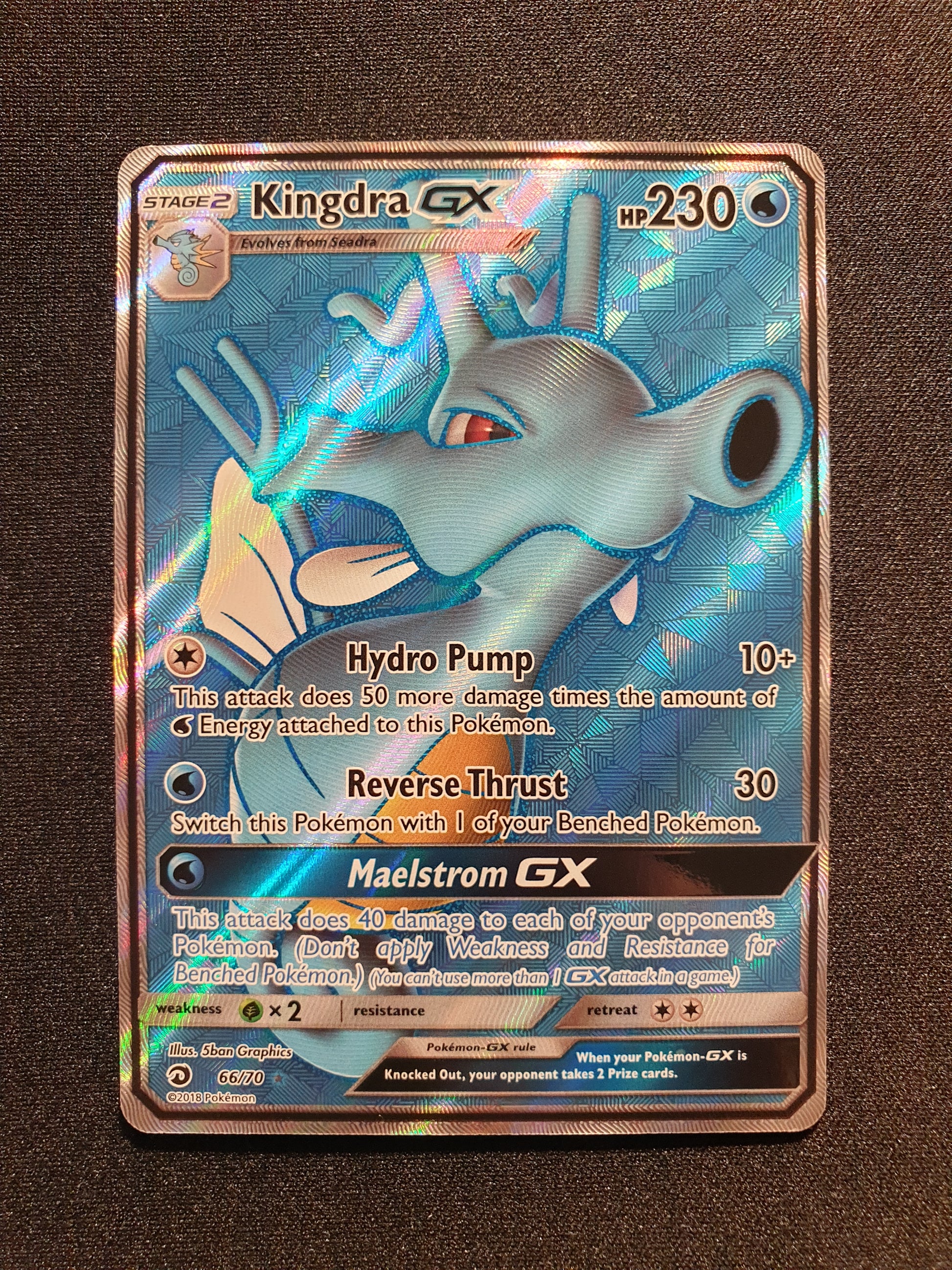 Kingdra GX 66/70 (Mint Condition) - Dragon Majesty - TCG Trainers