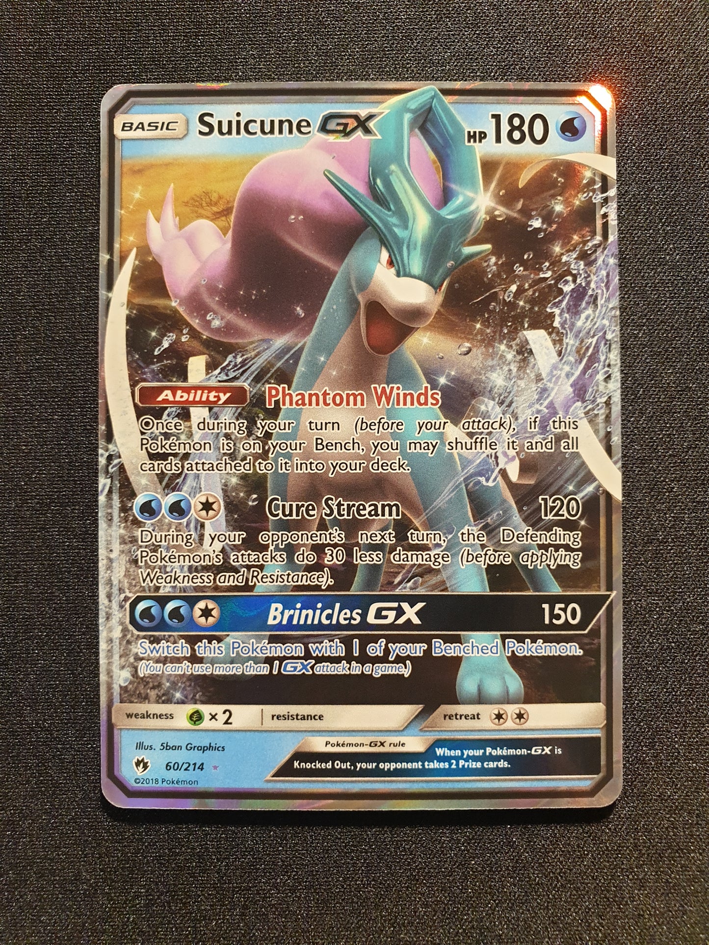 Suicune GX 60/214 (Mint Condition) - Lost Thunder - TCG Trainers