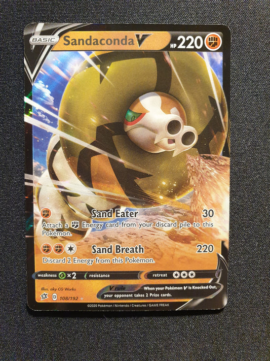 Sandaconda V 108/192 (Mint Condition) - Rebel Clash - TCG Trainers