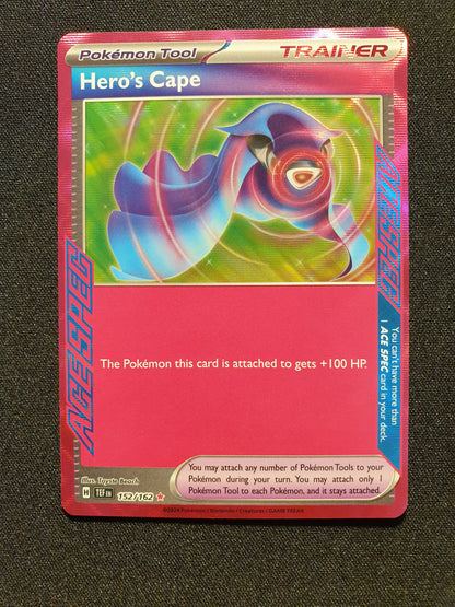 Hero's Cape 152/162 (Mint Condition) - Temporal Forces - TCG Trainers