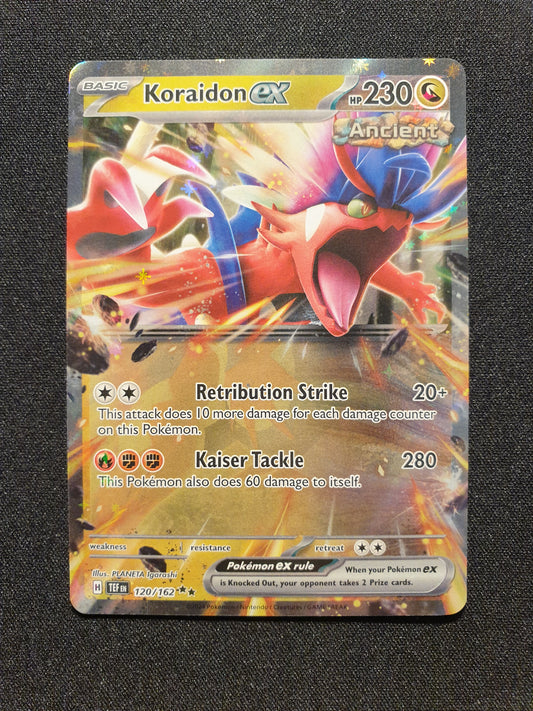 Koraidon EX 120/162 (Mint Condition) - Temporal Forces - TCG Trainers