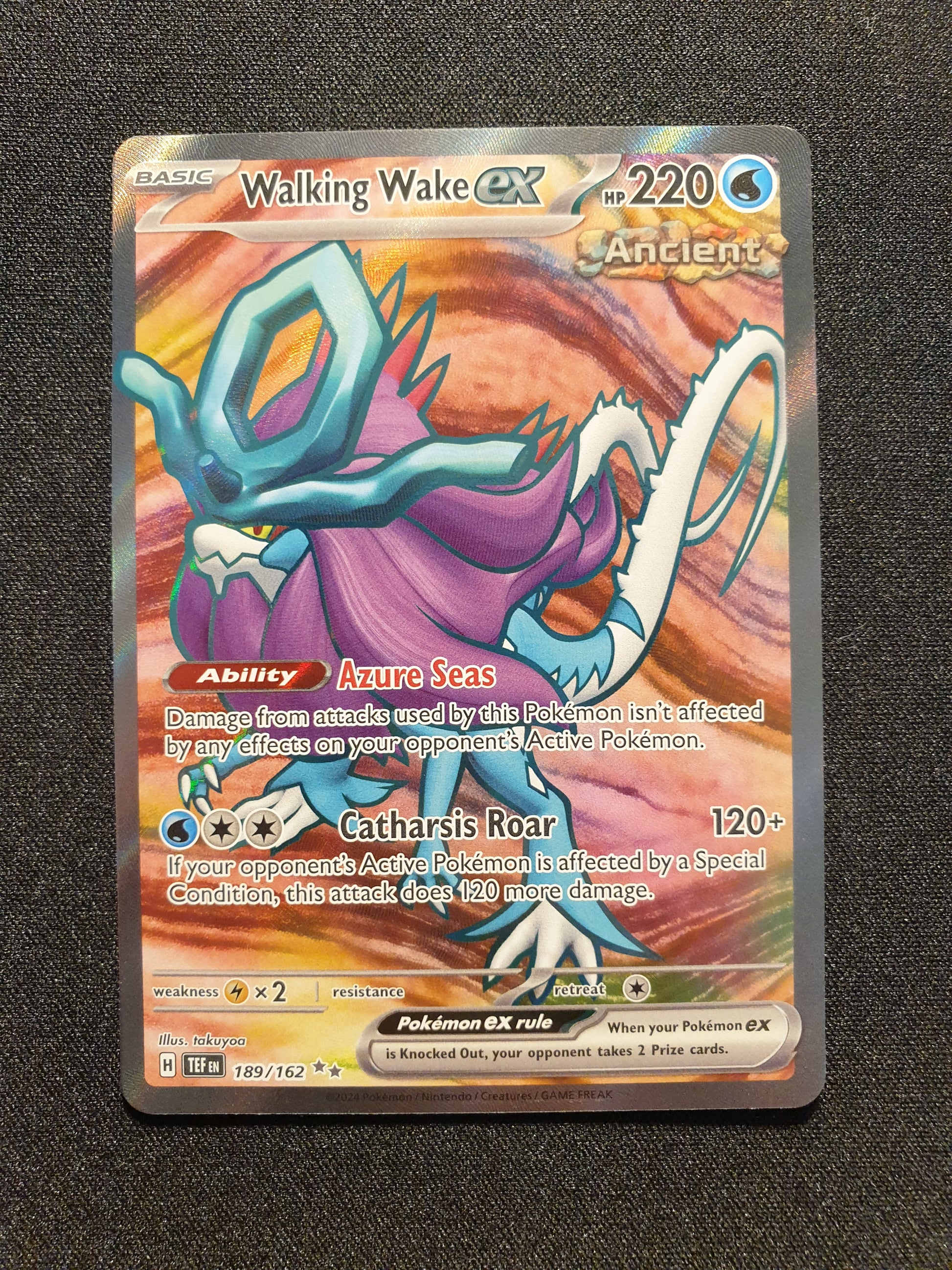 Walking Wake EX 189/162 (Mint Condition) - Temporal Forces - TCG Trainers