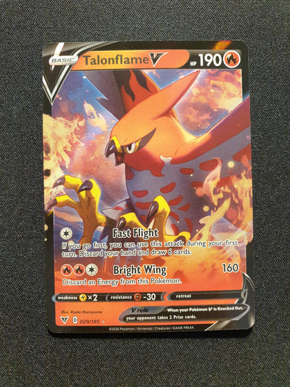 Talonflame V 029/185 (Mint Condition) - Vivid Voltage - TCG Trainers