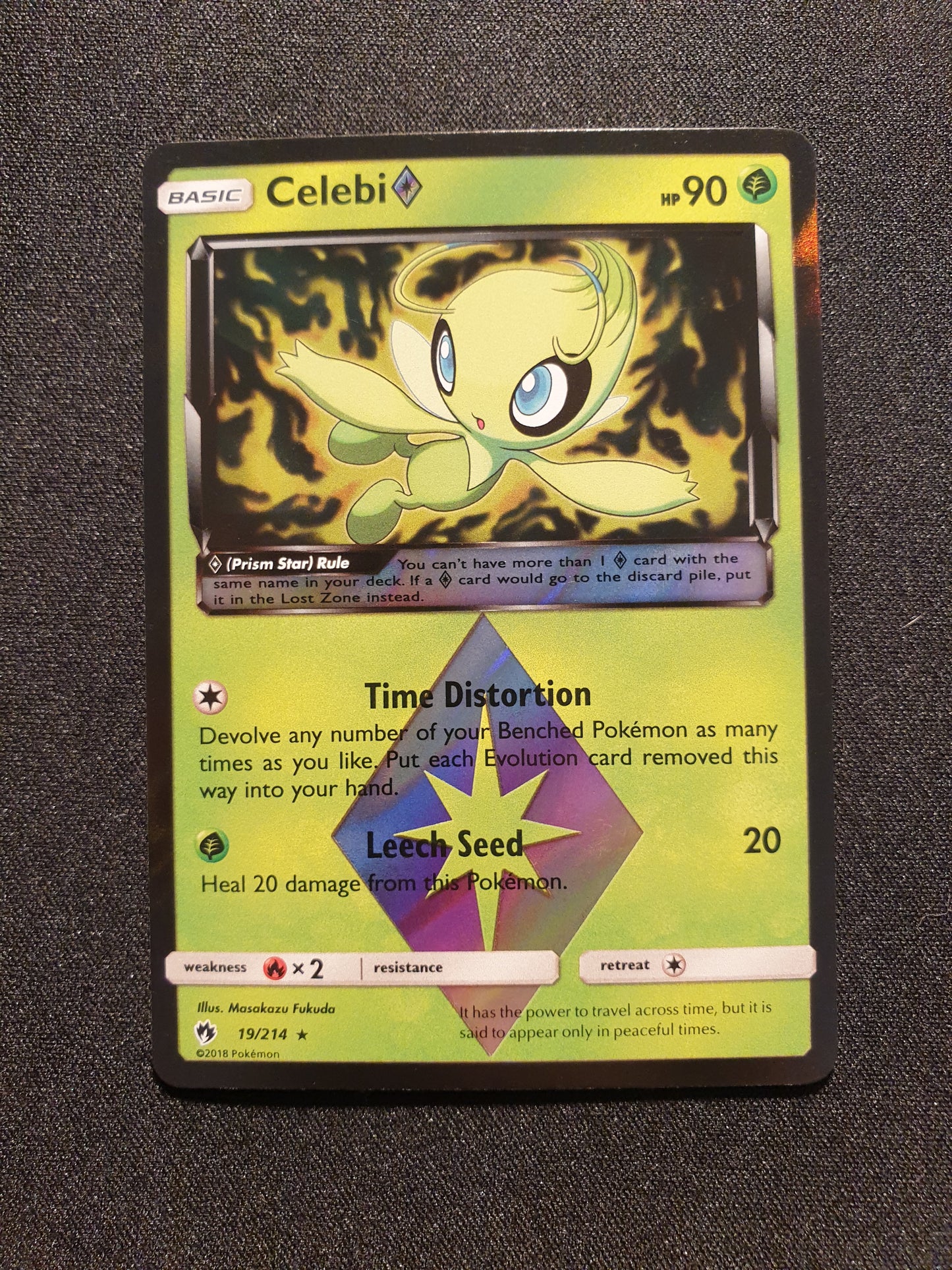 Celebi 19/214 (Near Mint Condition) - Lost Thunder - TCG Trainers