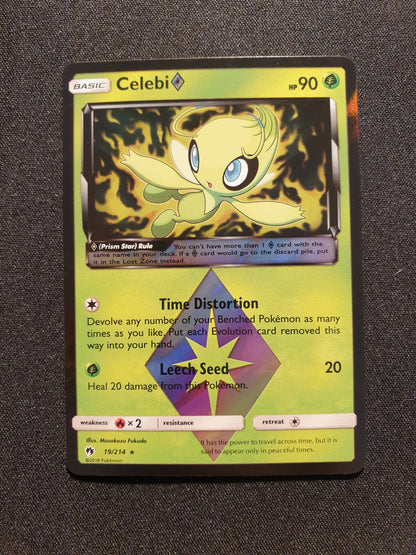 Celebi 19/214 (Near Mint Condition) - Lost Thunder - TCG Trainers