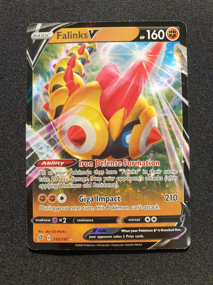 Falinks V 110/192 (Mint Condition) - Rebel Clash - TCG Trainers