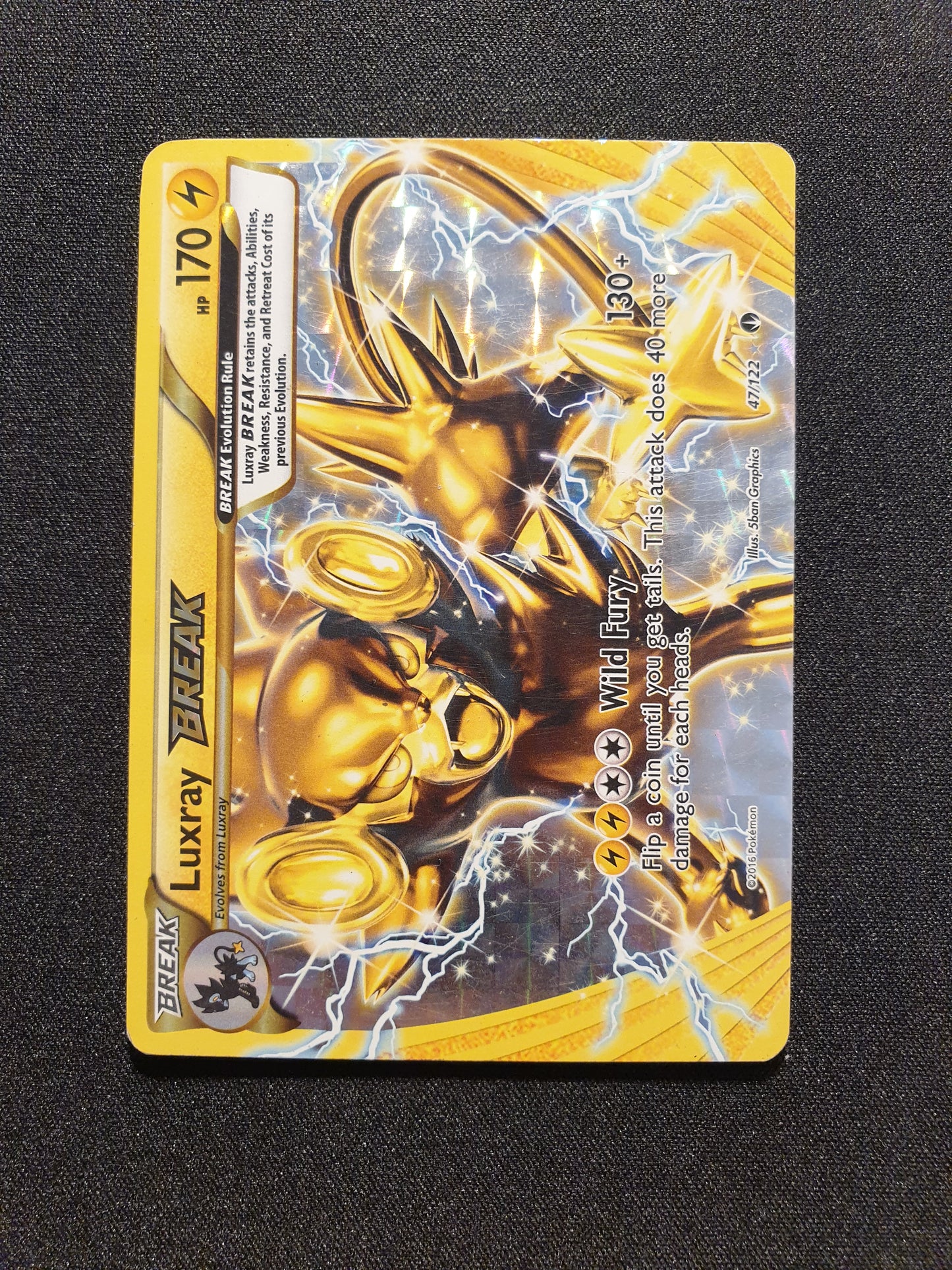 Luxray Break 47/122 (Near Mint Condition) - Steam Seige - TCG Trainers