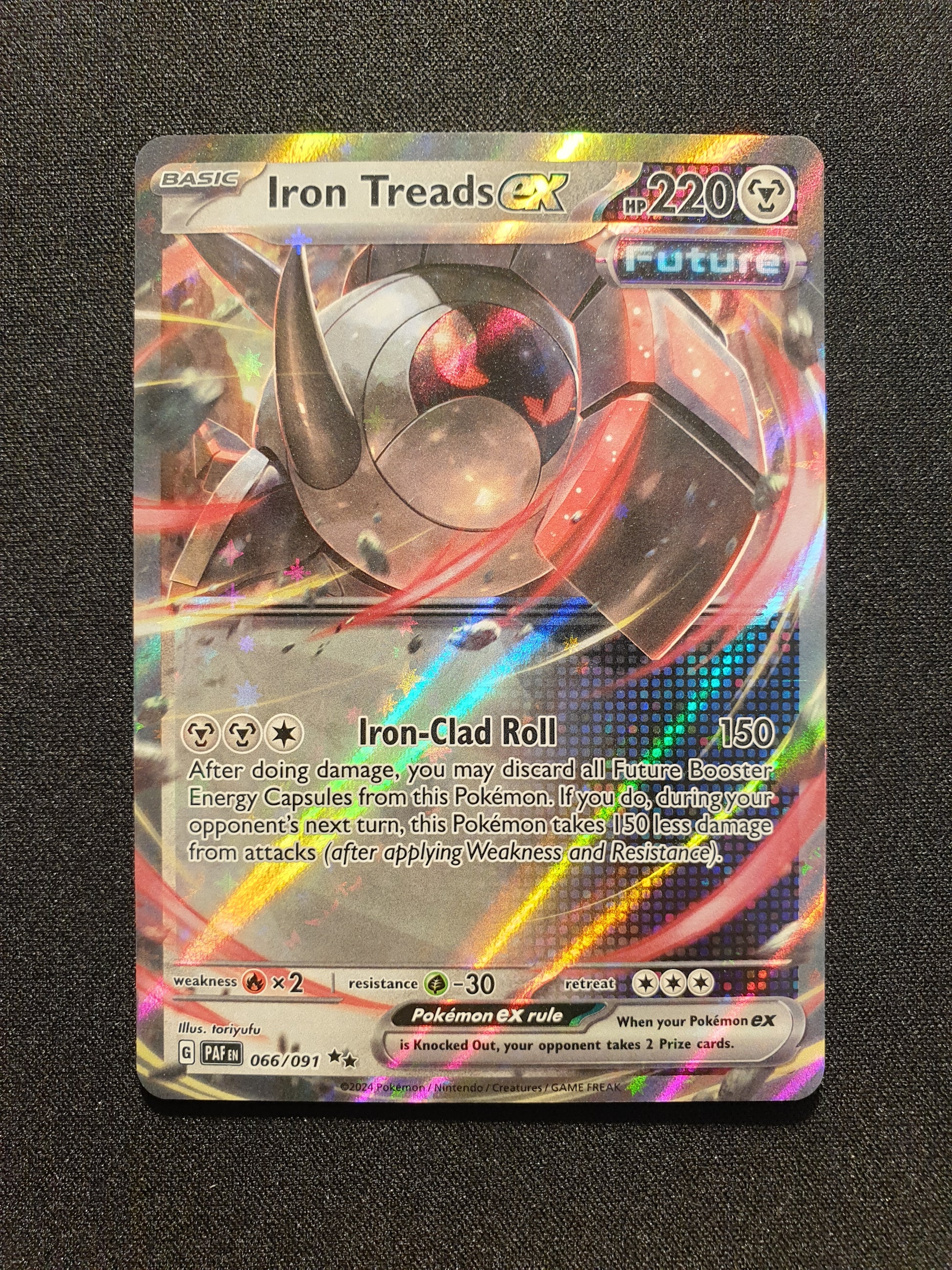 Iron Treads EX 066/091 (Mint Condition) - Paldean Fates - TCG Trainers