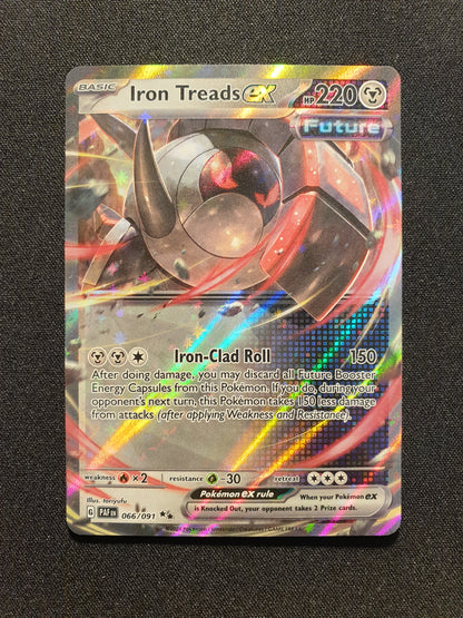 Iron Treads EX 066/091 (Mint Condition) - Paldean Fates - TCG Trainers