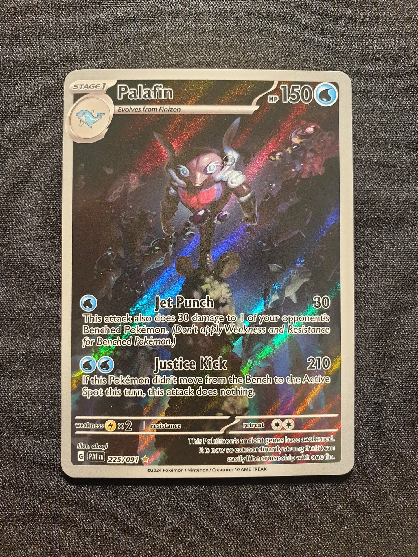 Palafin 225/091 (Mint Condition) - Paldean Fates - TCG Trainers