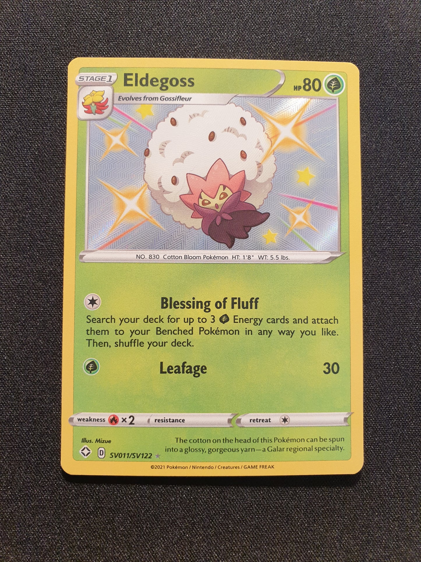 Eldegoss SV011/SV122 (Mint Condition) - Shining Fates - TCG Trainers