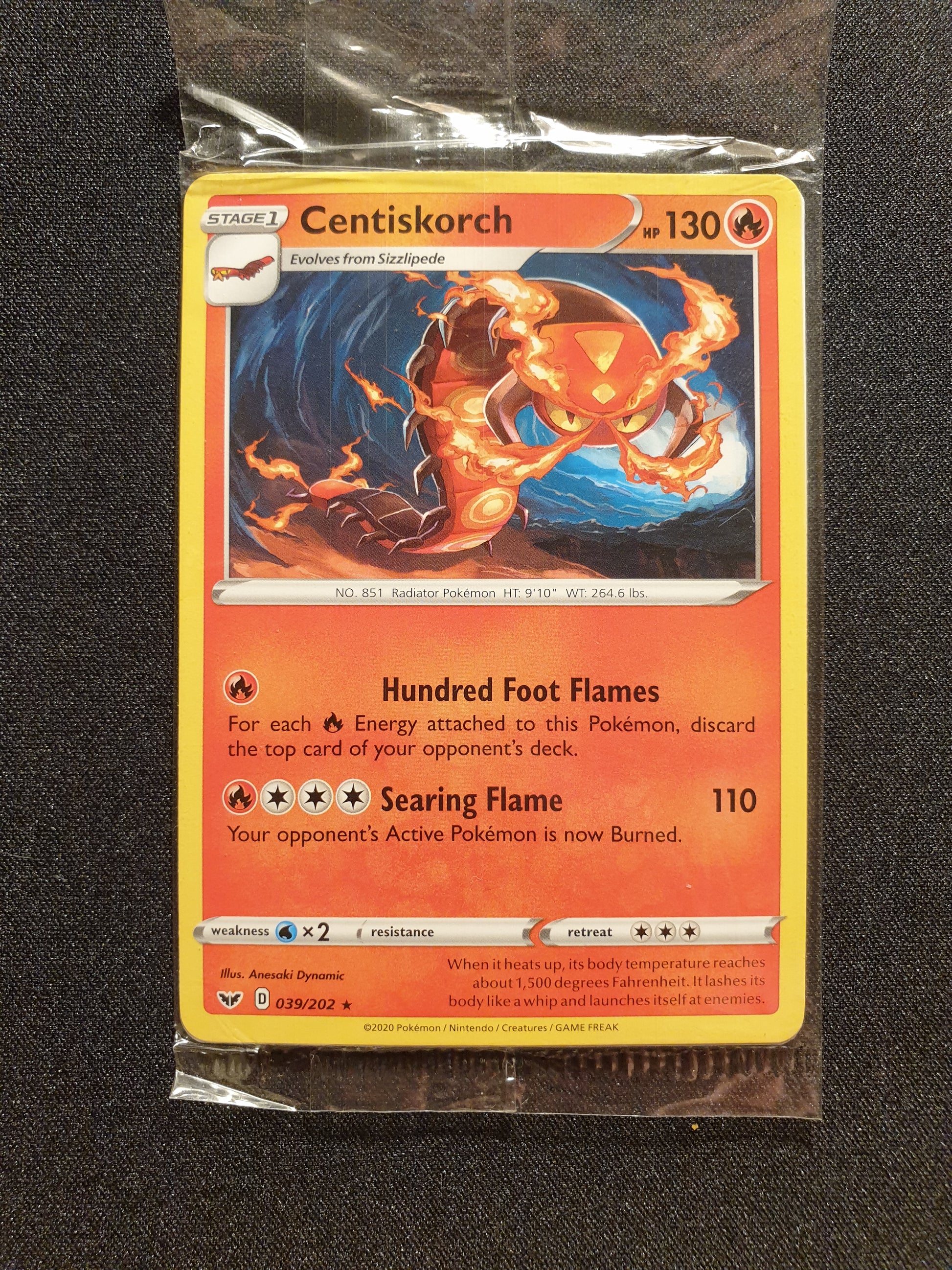 Centiskorch 039/202 (Mint Condition) - Promo Card - TCG Trainers