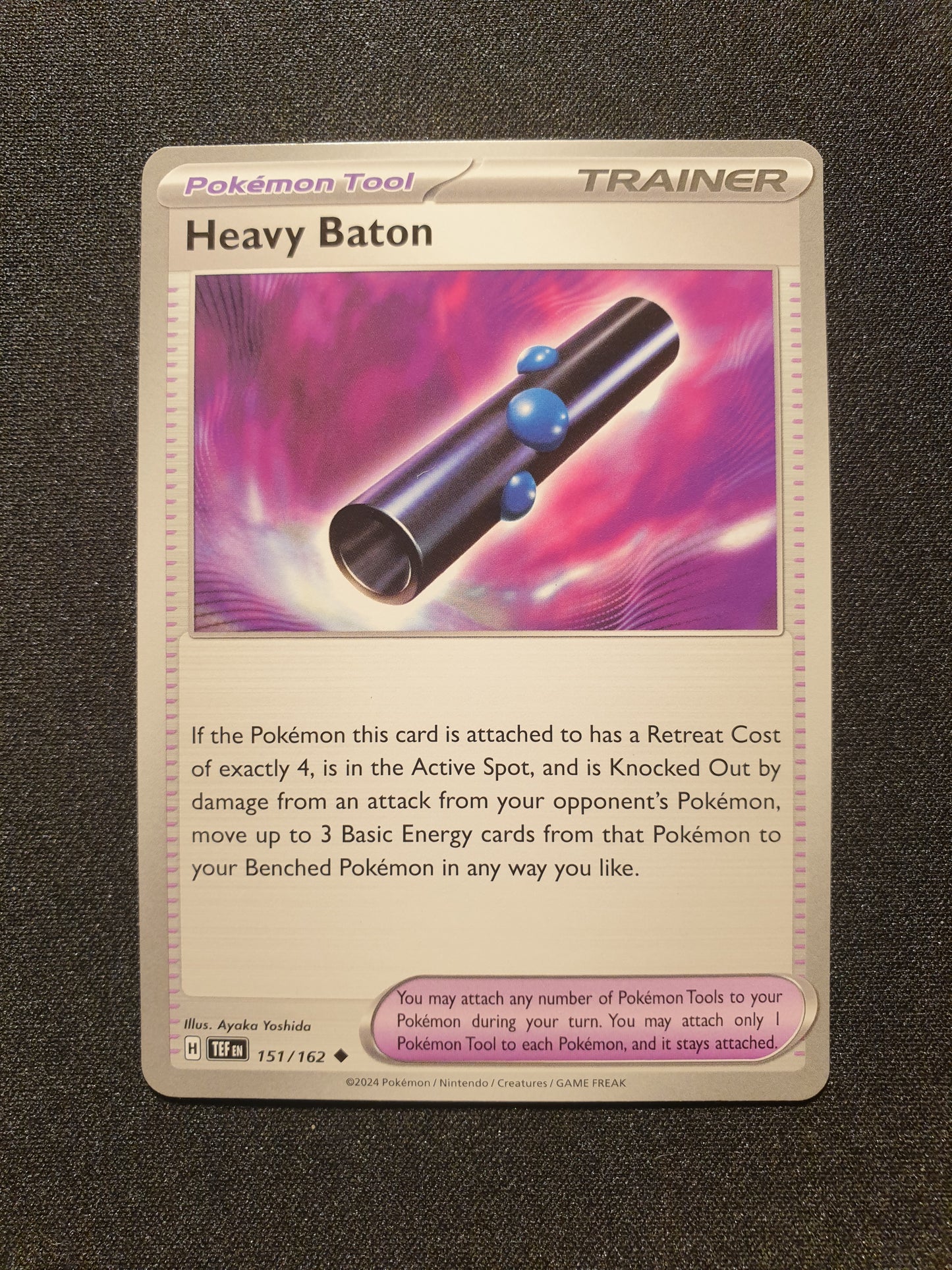 Heavy Baton 151/162 (Mint Condition) - Temporal Forces - TCG Trainers