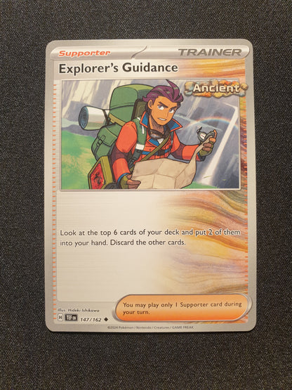 Explorer's Guidance 147/162 (Mint Condition) - Temporal Forces - TCG Trainers